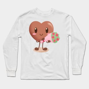 Lovely chocolates - Flower Long Sleeve T-Shirt